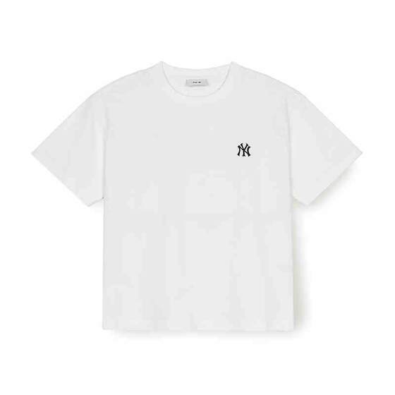 
MLB short-sleeved spring and summer men's and women's NY small label couple half-sleeved casual round neck pure cotton sports T-shirt 3ATSB0253