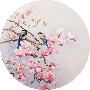 Su Xiu embroidered handmade DIY kit self -embroidered material package Beginning ancient style ancient style self -entry acupuncture Yan Bo Long flowers and birds