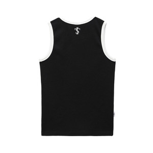 
STK SmallTownKid Waffle Contrast Vest Men's and Women's Color Matching Sleeveless Round Neck Casual Sports Vest