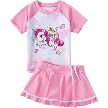 Children's swimsuit girl split body 2023 new swimwear
