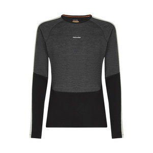 
icebreaker machine washable pure merino wool men's 200 Oasis+ color-blocked long-sleeved T-shirt for outdoor hiking