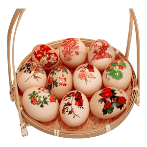 
Happy character stickers, engagement table layout, egg stickers, wedding supplies, Chinese style wedding bride's wedding egg stickers