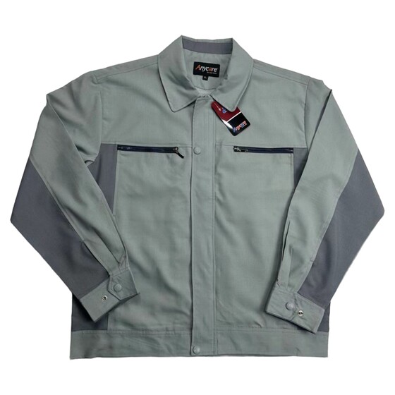 
Foreign trade export South Korea single spring and autumn men and women short multi-pocket work jacket color-blocking lapel retro work clothes
