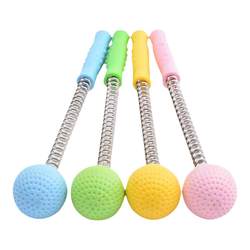 Golf ball silicone spring meridian back leg massage pound