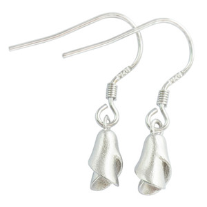 
Original design S925 sterling silver earrings temperament magnolia earrings for women fresh and artistic silver earrings rose earrings