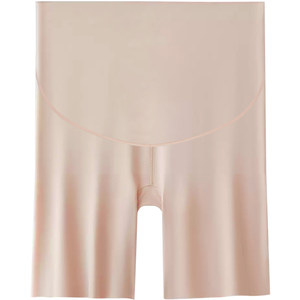 Luxury Fen pregnant woman anti -light safety pants summer bottoming shark pants ice silk without trace thin can wear three -pointer shorts
