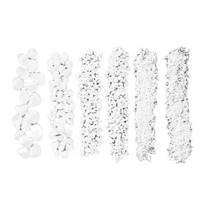 
Baishizi courtyard landscaping fish tank natural cobblestone landscaping paving flower succulent potted granular soil paving stone