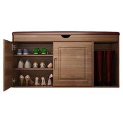 Pure solid wood shoe cabinet replacement shoe bench, no installation required and delivered to your door