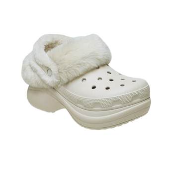 Tan Jianci same style Crocs Crocs retro little whale warm cotton hole shoes women's shoes thick-soled slippers 211753