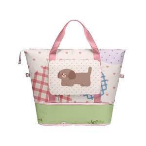 
Foldable large capacity travel bag short-distance travel hand-provided poor portable storage duffel bag can be puttable