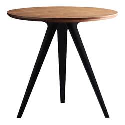 Nordic solid wood dining table retro casual reception negotiation table