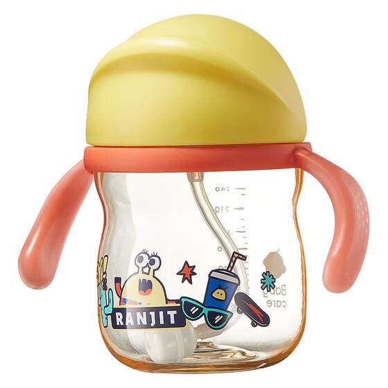 Babycare straw drinking cup for babies over 6 months old baby duckbill cup milk bottle children water cup
