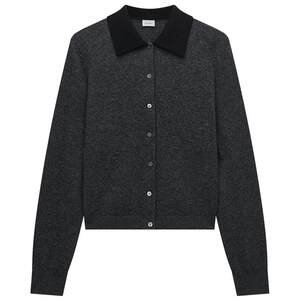 
OCHIRLY 100% wool pullover sweater temperament top women's inner layer winter