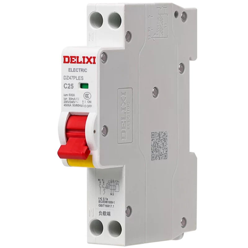小型漏電保護回路ブレーカー; DZ47sLE 1P+NC 40A 小型漏電保護回路ブレーカー; DZ47sLE 小型漏電保護回路ブレーカー；DZ47sLE 2P C 25A 75mA