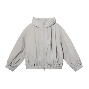 
JUPSTUDIO fashionable white goose down hooded down jacket for men winter warm loose casual style double zipper jacket