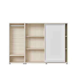 HANSSEM Hansen Home Sliding Door Children's Bookcase