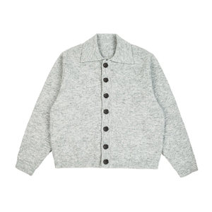 
Dashufulcrum Japanese retro wool cardigan sweater for men and women 2026 spring lazy soft waxy sweater