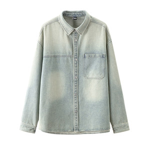 
Senrou denim mall same style Semir long-sleeved shirt men's denim jacket 2026 spring new retro gradient