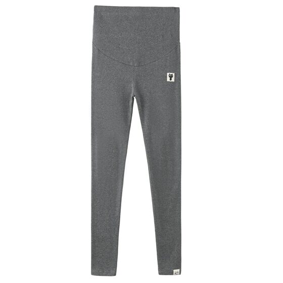 Pregnant women leggings spring autumn and winter wearing casual pants plus velvet thickened loose large size, nine -point long pants suit