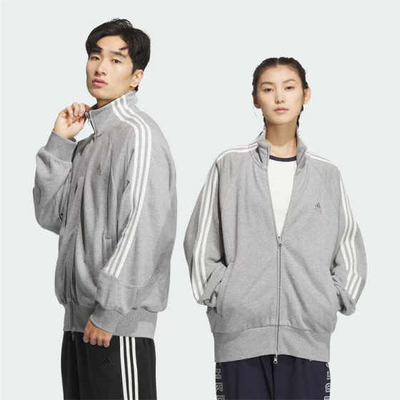 8月ADIDAS阿迪达斯 男女情侣款运动休闲夹克外套JI6650/JI6649