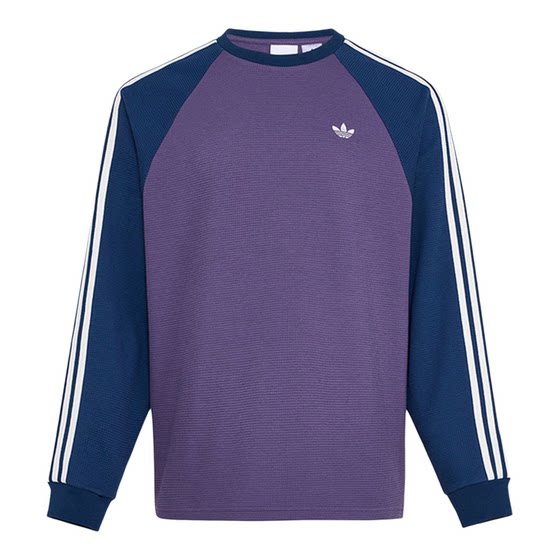 
Adidas Adidas sweatshirt clover waffle long-sleeved T-shirt spring men's and women's pullover bottoming shirt KV8868
