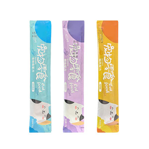 Cat strip snacks pet kittens nutrition weight gain special licking staple food fish oil cat food nutrition paste try
