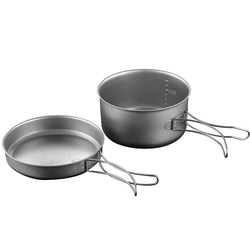 Huofeng outdoor titanium pot 1-2 people portable tableware