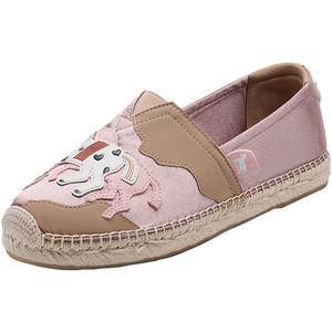 
Happy Mary Casual Shoes Women's 2026 Spring New Lazy Flat Slip-on Canvas Shoes Commuting Fishermen's Shoes