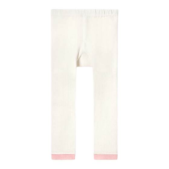 Nido Bear Children's Leggings Spring and Summer Baby Girls Trousers Girls Slim White Outdoor All-match Pants Spring and Autumn Style