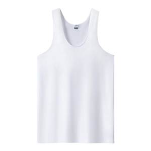 Three gun vest for men pure cotton skin-relieving essence bleaching cloth for men men's vest for men's cotton knitted vest

