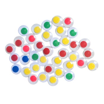 Adhesive handmade three-dimensional eye movement material accessories diy stickers