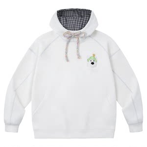 
PSO Brand Men's and Women's Embroidered Hooded Sweatshirt Women's Loose Long Sleeve Hoodie Jacket Versatile Couple Wear