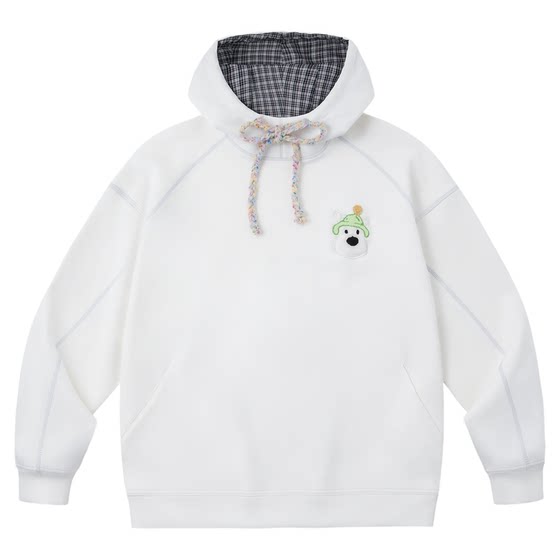 
PSO Brand Men's and Women's Embroidered Hooded Sweatshirt Women's Loose Long Sleeve Hoodie Jacket Versatile Couple Wear