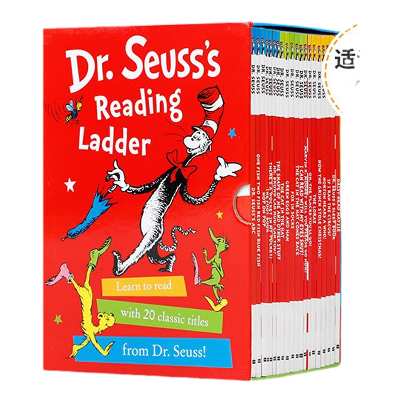 新版20冊全套英文繪本Dr. Seuss Reading Ladder蘇斯博士閱讀梯子經典作品合集廖彩杏推薦Seuss’s ABC /Hop on  Pop/Fox in Socks-Taobao