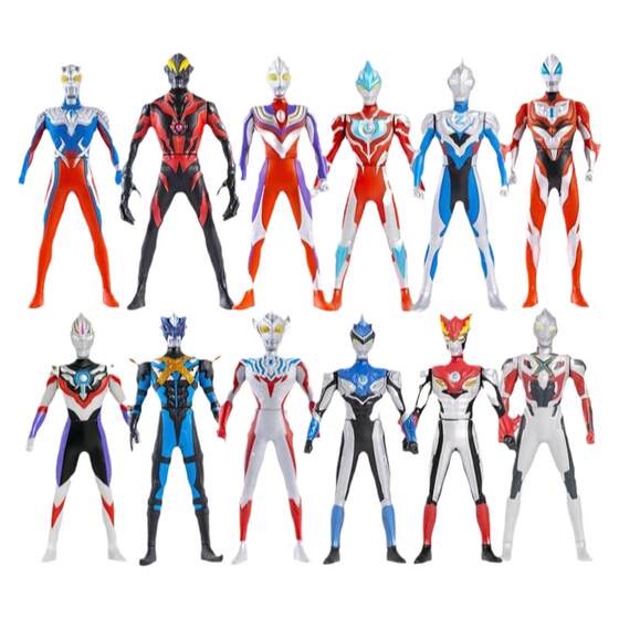 
[Children's Day Gift] Smart Creation Ultraman Zero Boy Toy Set Soft Plastic Complete Gift Box
