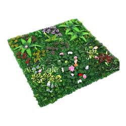 Green plant wall simulation plant lawn green background decoration