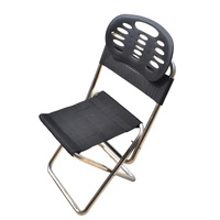 Yanyuzhou Large Upgraded Stainless Steel Folding Chair For Fishing Outdoor Stalls