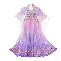 Hanfu Girls Summer Costume - Ancient Style Performance Clothing For Children
