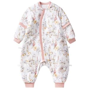 European pregnant baby sleeping bag spring, autumn and winter models constant temperature baby anti -kicking quilt artifact children's legs and sleeping bags four seasons universal
