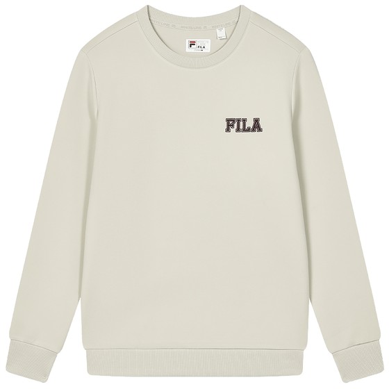 
FILA official sweatshirt for men's autumn new casual round neck pullover loose knit long-sleeved sports top