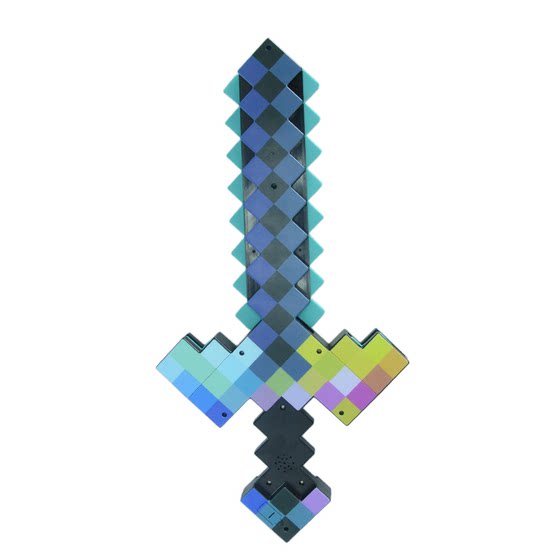 
Minecraft deformed sword and pickaxe game peripheral sword figure model decompression toy weapon equipment diamond spot