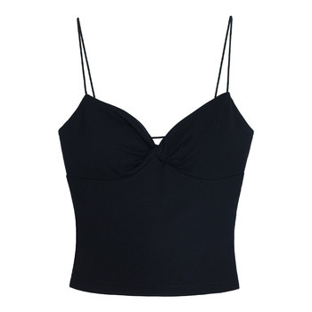 NEVA HU Thai unique breast pad suspender vest for women summer design kink sexy hot girl backless top