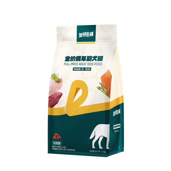 
Paide Jungle Dog Food 2.5kg Teddy Bichon Frize for Adult Dogs Universal for Small and Medium-sized Dogs 5*0.5kg Golden Retriever Main Food