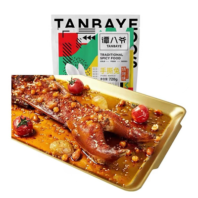 谭八爷香辣手撕麻辣烤全兔