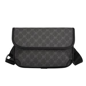 Mark Huafi retro pattern men's bag casual shoulder bag tide brand messenger bag men's small shoulder bag
