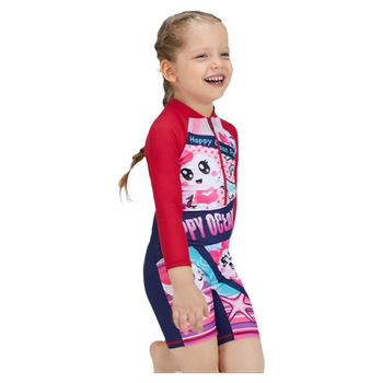 arena children's long-sleeved one-piece swimsuit