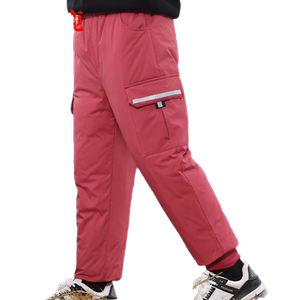 
Yalu Children's Down Pants Boys Girls Baby Winter Thickened Outerwear Big Children's Winter Down Pants Winter Trousers