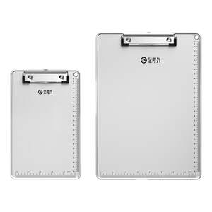 
Aluminum alloy plate clip a4 file clip board a5 desktop office supplies test paper clip elementary school and high school students special book writing test pad multi-functional storage menu clip signature board thickened