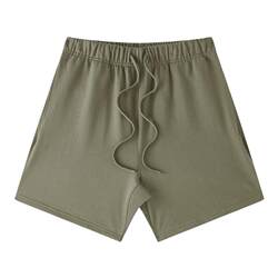 Heavy terry cotton sports shorts for men and women trendy high street