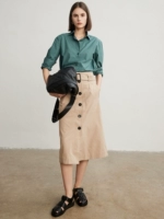 Федерация японского стиля работы, плотно хлопковая хлопковая пряжка, кружевая юбка, самана N7072